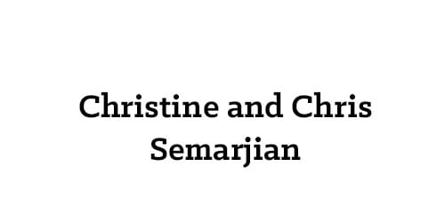 Christine and Chris Semarjian