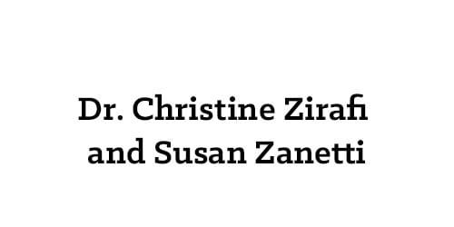 Dr Christine Zirafi and Susan Zanett