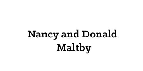 Nancy and Donald Maltby