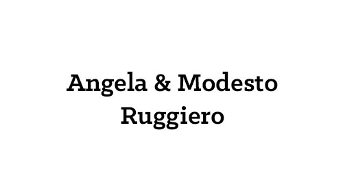 Angela and Modesto Ruggiero