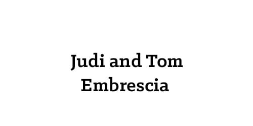 Judi and Tom Embrescia