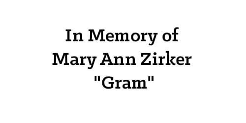 Mary Ann Zirker