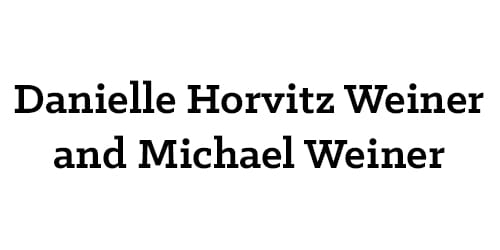 Danielle Horvitz Weiner and Michael Weiner