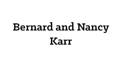 Bernard and Nancy Karr