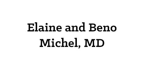 Elaine and Beno Michel, MD