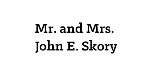 Mr. and Mrs. John E. Skory