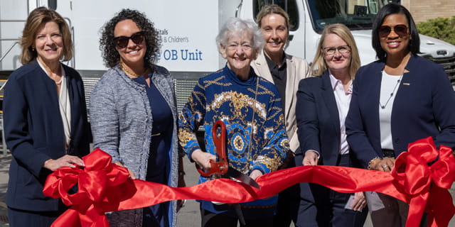 UH Mobile OB Unit ribbon cutting ceremony 2024