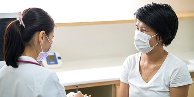 Woman at Doctor's